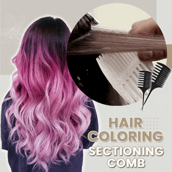 Hair Coloring Sectioning Comb