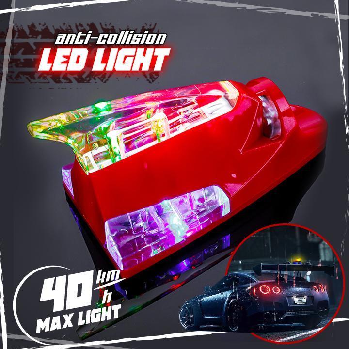 Wind-Powered Car Shark Light