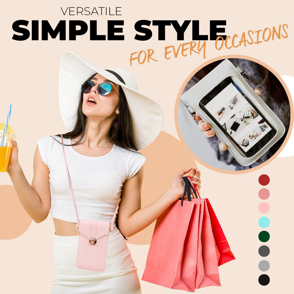 Premium Touchable Leather Mobile Phone Purse