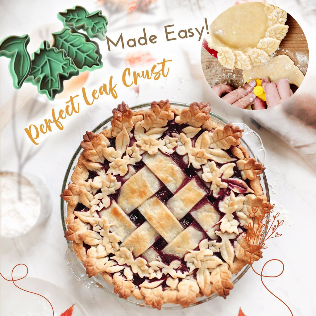 Elegant Lattice And Leaf Pastry Decorating Set