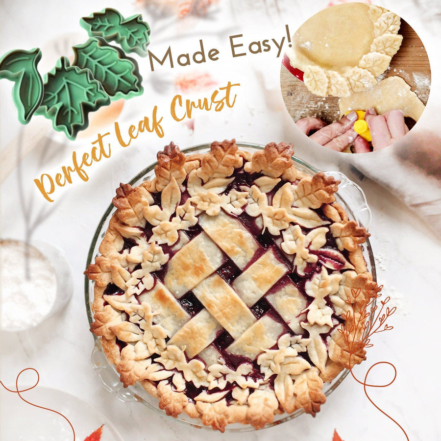 Elegant Lattice And Leaf Pastry Decorating Set