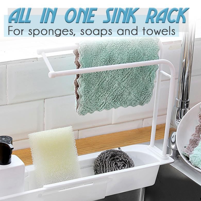 Telescopic Retractable Sink Storage Rack