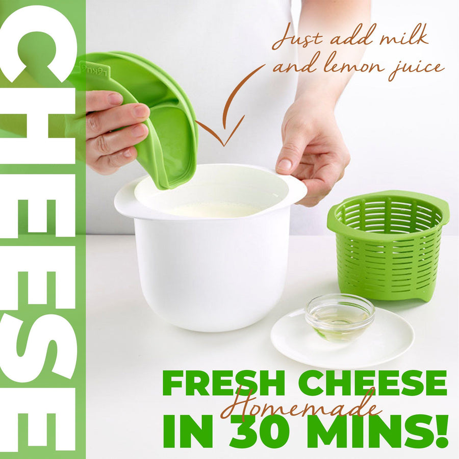 Homemade Microwave Cheese Maker