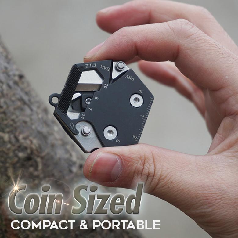 14 in 1 Multifunctional Outdoor Coin Tool
