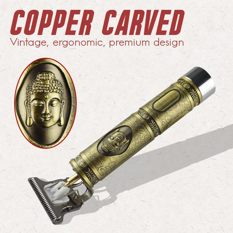 Copper Carved Professional Barber Clipper