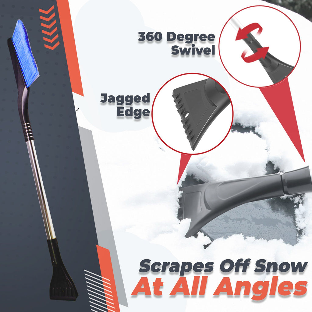 Retractable Car Snow Scraping Nano Brush