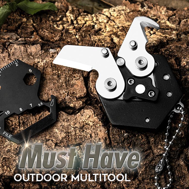 14 in 1 Multifunctional Outdoor Coin Tool