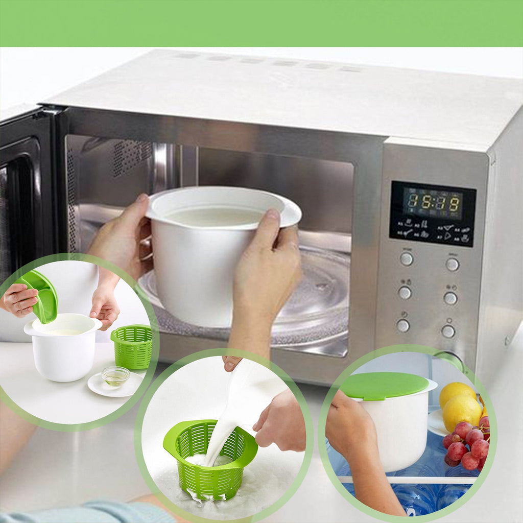 Homemade Microwave Cheese Maker