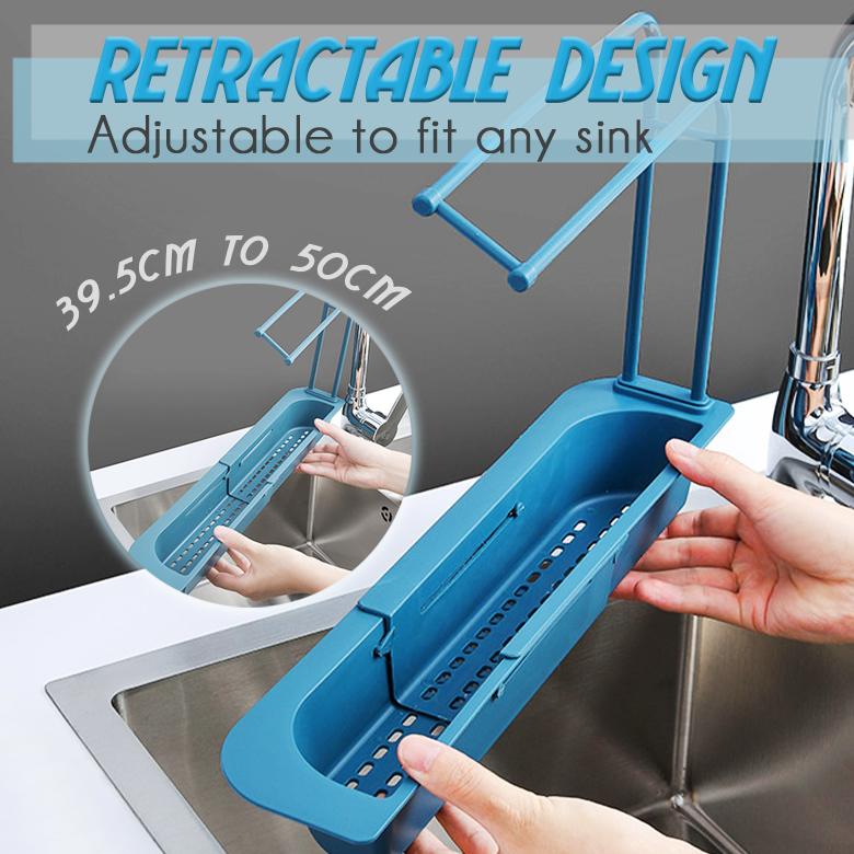 Telescopic Retractable Sink Storage Rack