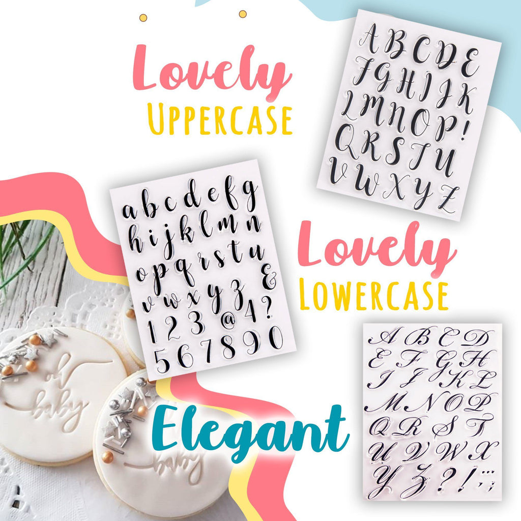 Alphabet Cake Stamp Set