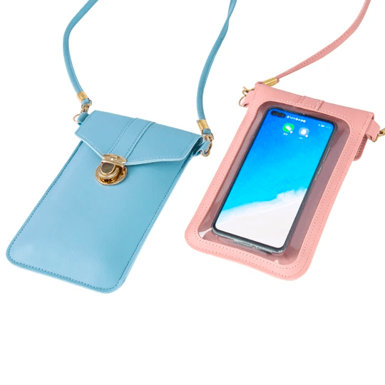 Touchable PU Leather Change Bag
