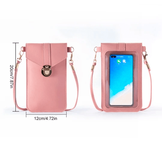 Touchable PU Leather Change Bag