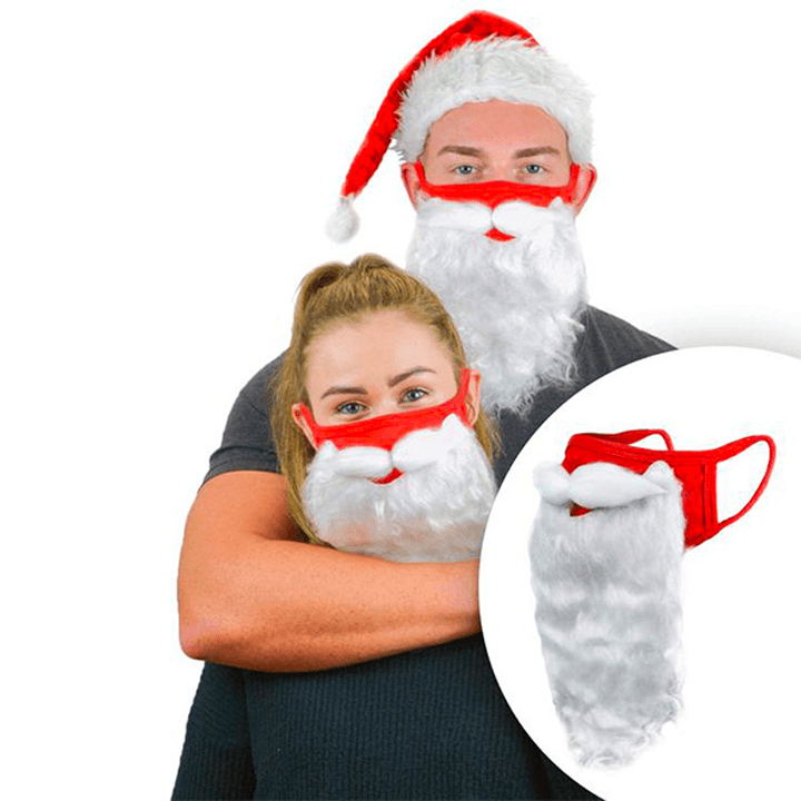 2020 Santa Claus Face Costume