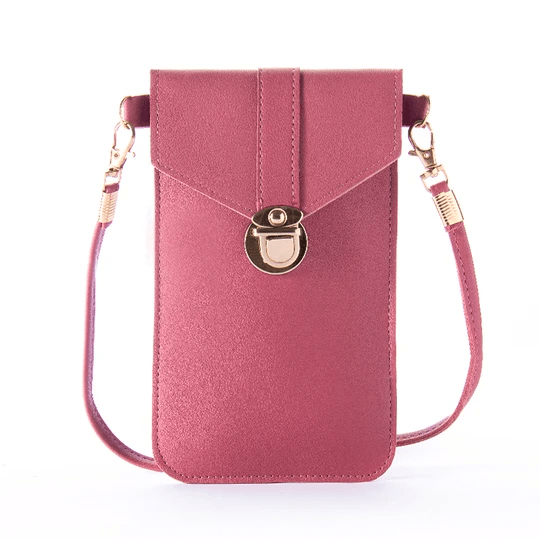 Touchable PU Leather Change Bag