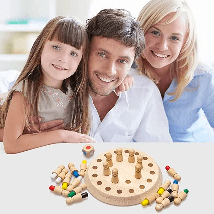 Wooden Memory Match Stick Game