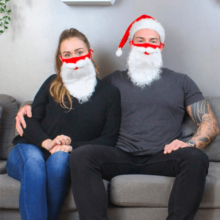2020 Santa Claus Face Costume