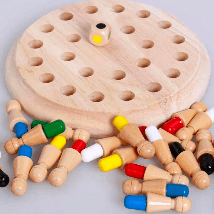 Wooden Memory Match Stick Game
