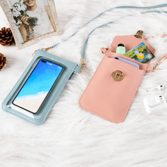 Touchable PU Leather Change Bag