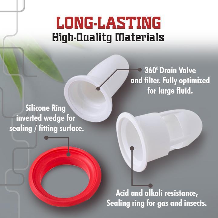 Anti-Odor Sewer Core Drain Backflow Preventers - 3PCS
