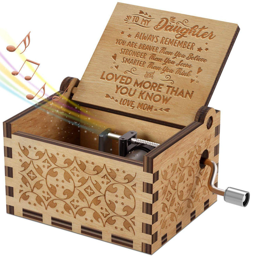 To My Daughter Music Box