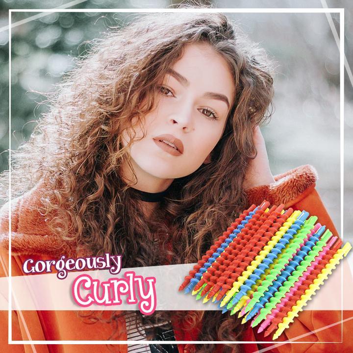 DIY Styling Spiral Hair Curlers