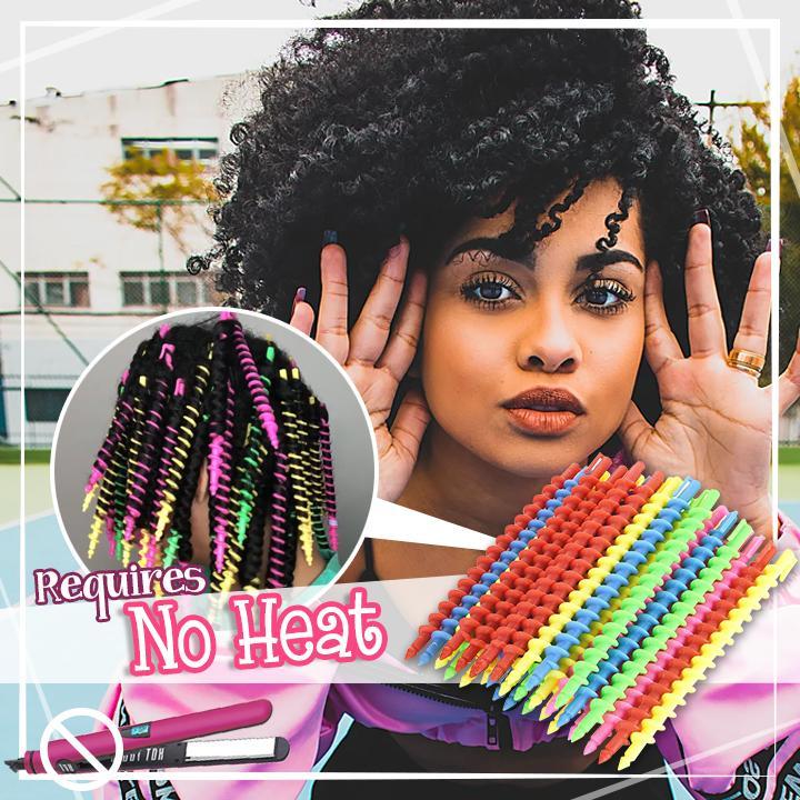 DIY Styling Spiral Hair Curlers