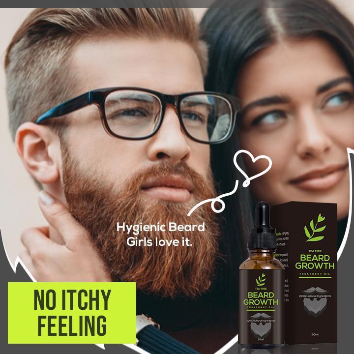 Tea Tree Beard Growth Treatment Oil