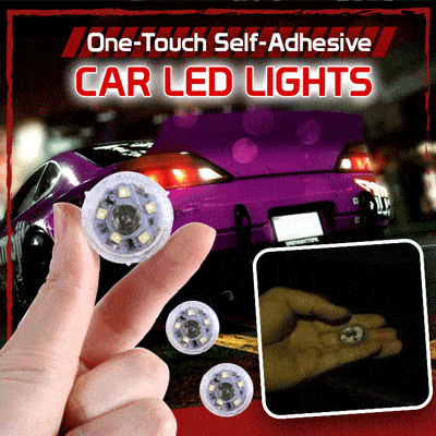 One-Touch Self-Adhesive Car Led Light 4PCS