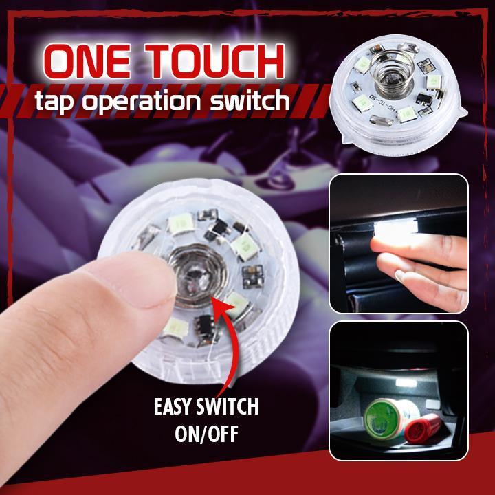 One-Touch Self-Adhesive Car Led Light 4PCS