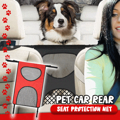 Pet Car Rear Seat Protection Net