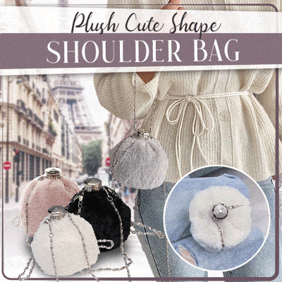 Plush Cute Shape Shoulder Bag