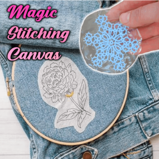 Water Soluble Stitching Canvas - 5PCS