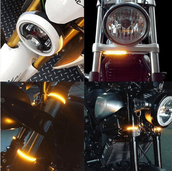 (BEST SALE) Fork Mount LED Turn Signals
