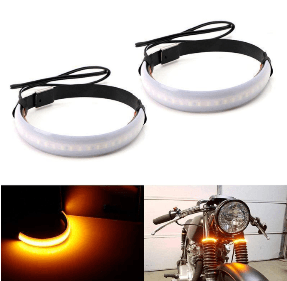 (BEST SALE) Fork Mount LED Turn Signals