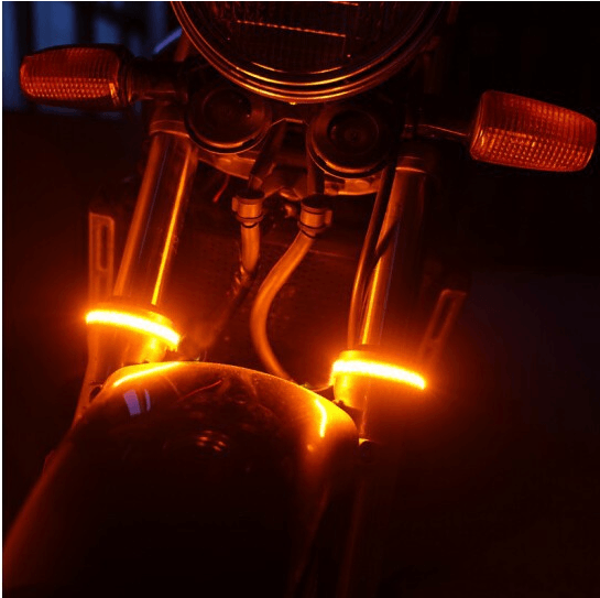 (BEST SALE) Fork Mount LED Turn Signals