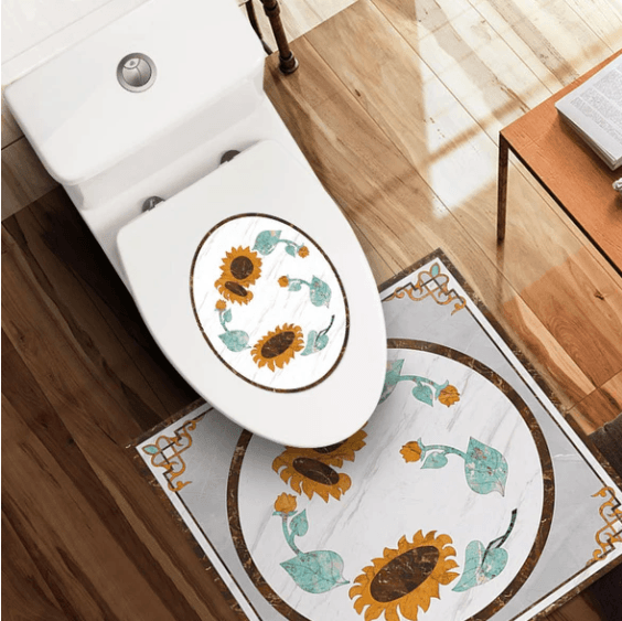 Nordic Self-Adhesive Waterproof Toilet Stickers