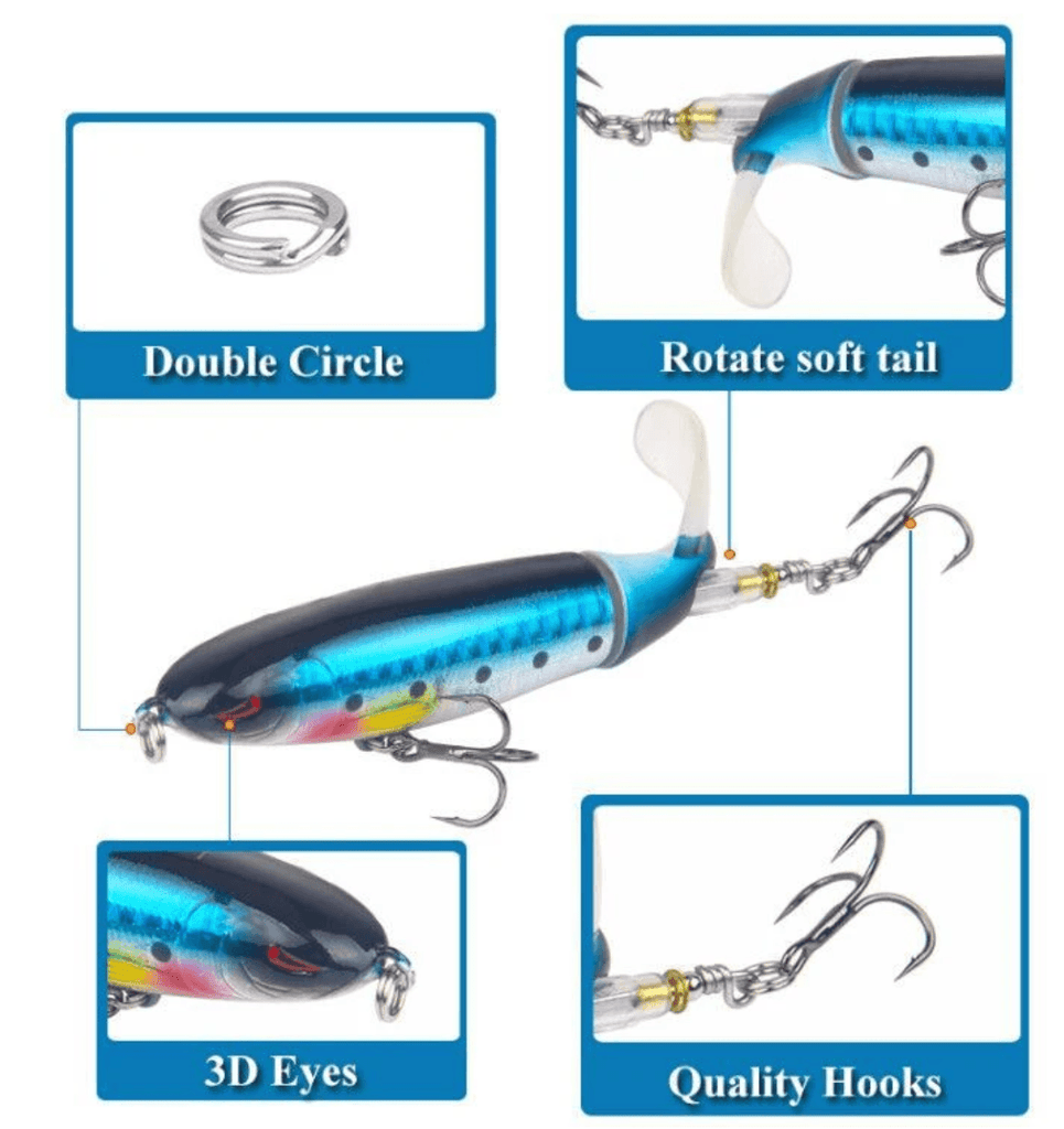 Flapping Tail Hard Floating Fish Bait