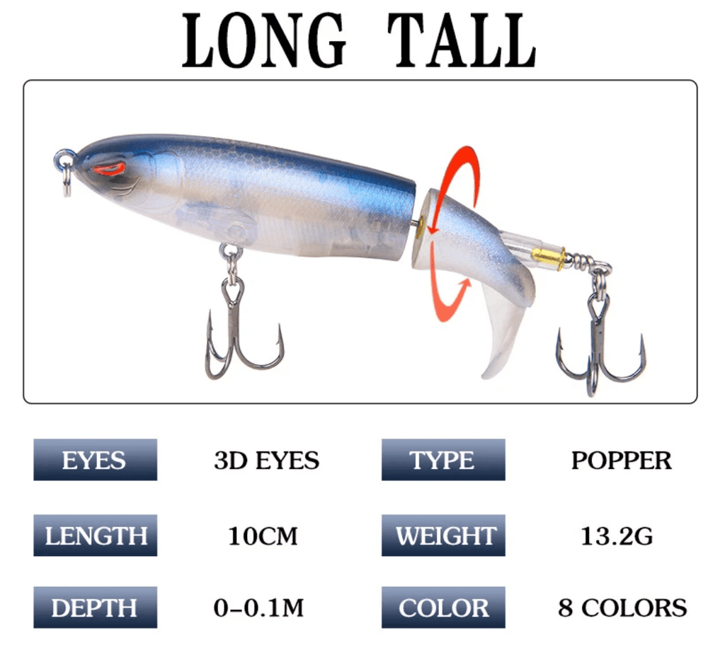 Flapping Tail Hard Floating Fish Bait