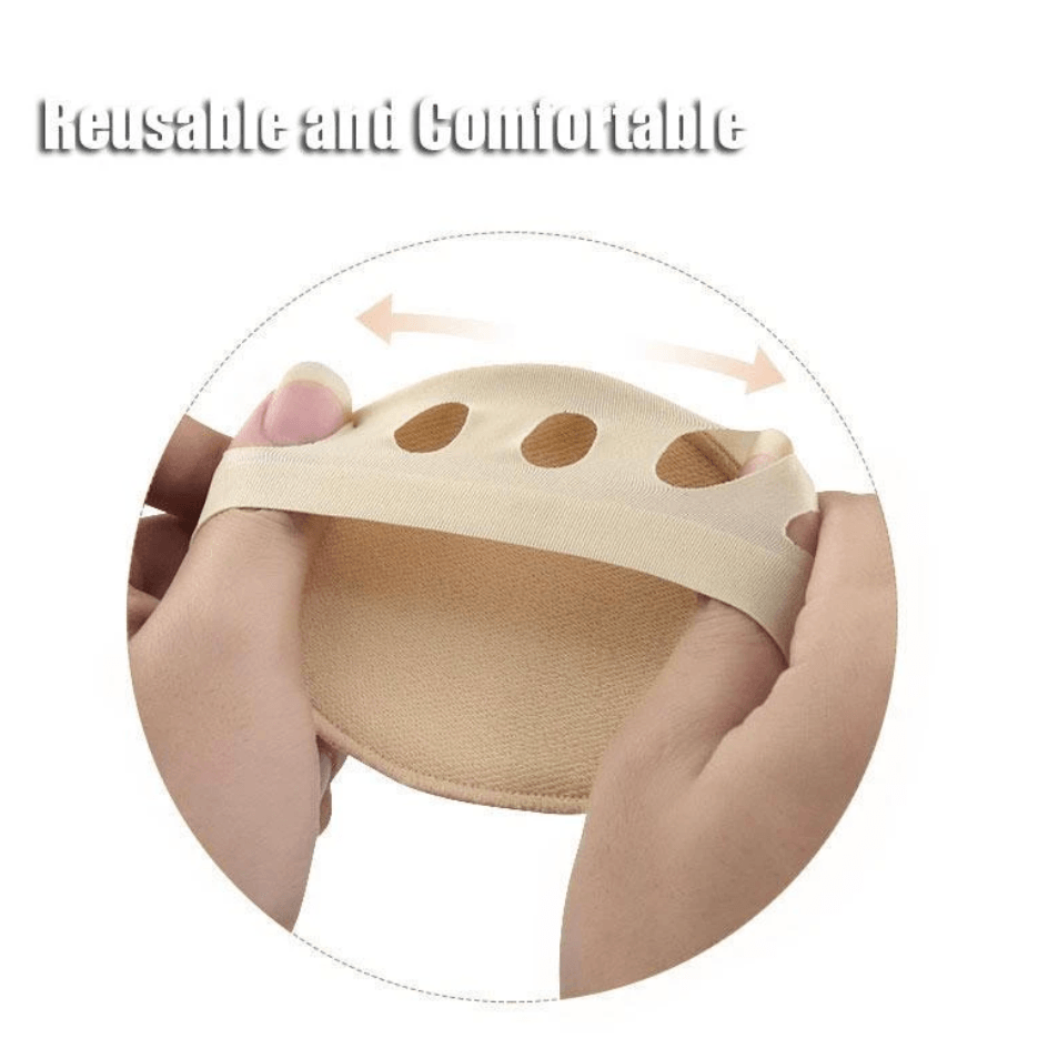 HoneyComb Fabric Forefoot Pads - 3 Pairs