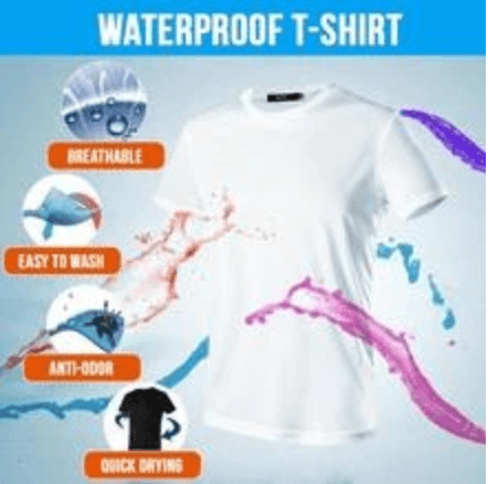 Ice Silk Waterproof Mesh T-Shirt