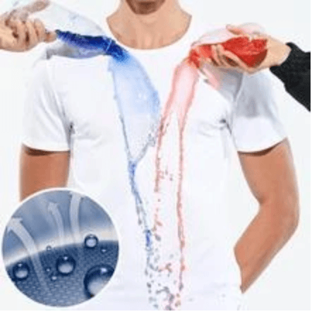Ice Silk Waterproof Mesh T-Shirt