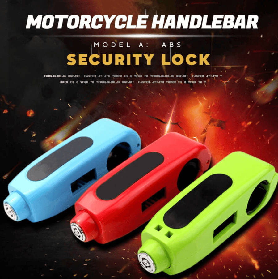 Motorcycle Handlebar Security Lock