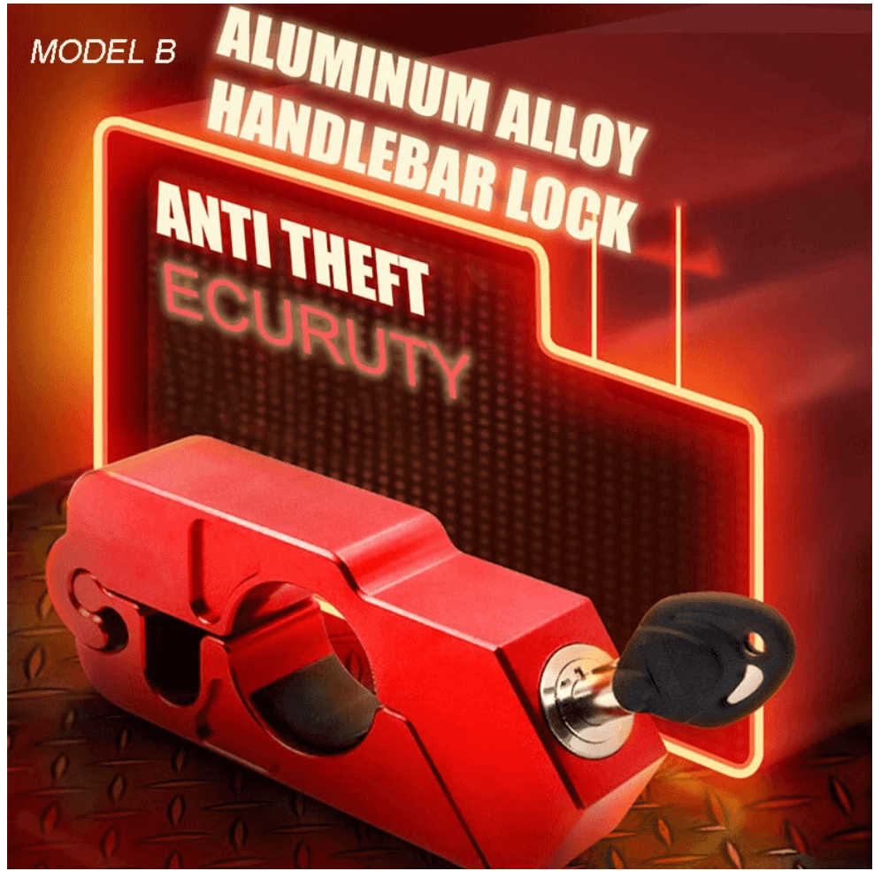 Motorcycle Handlebar Security Lock