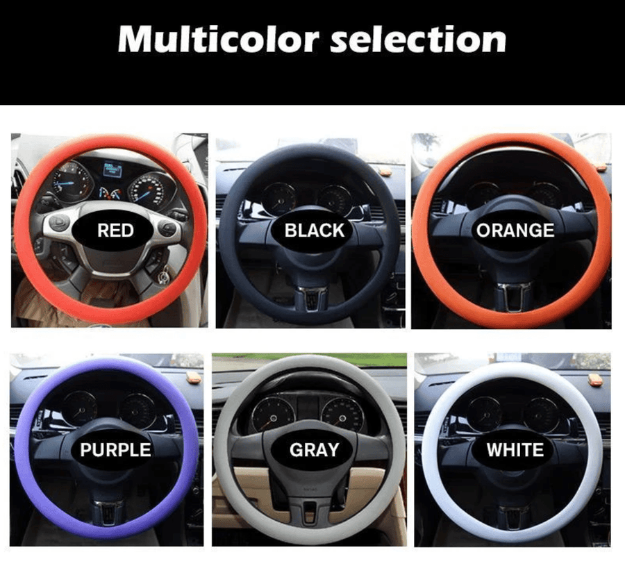 Steering Wheel Protective Silicone Grip Cover