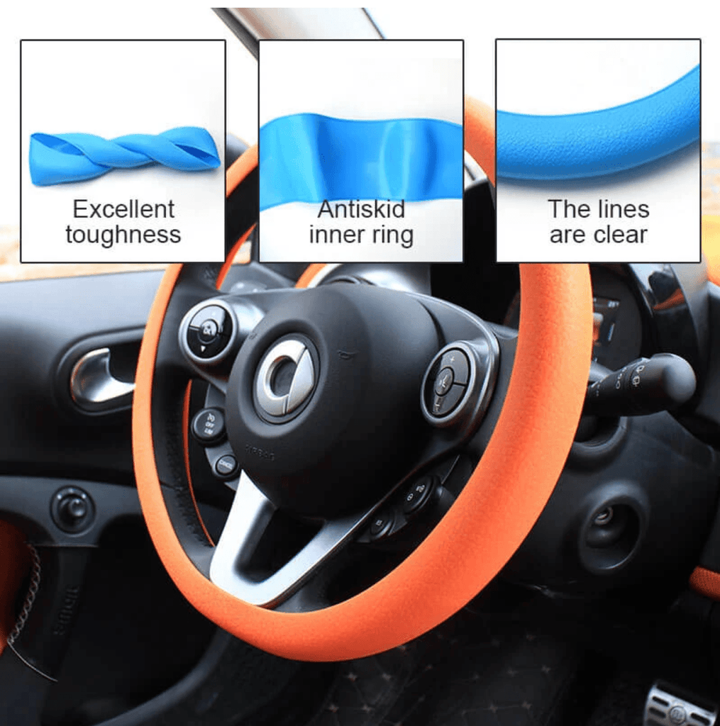 Steering Wheel Protective Silicone Grip Cover