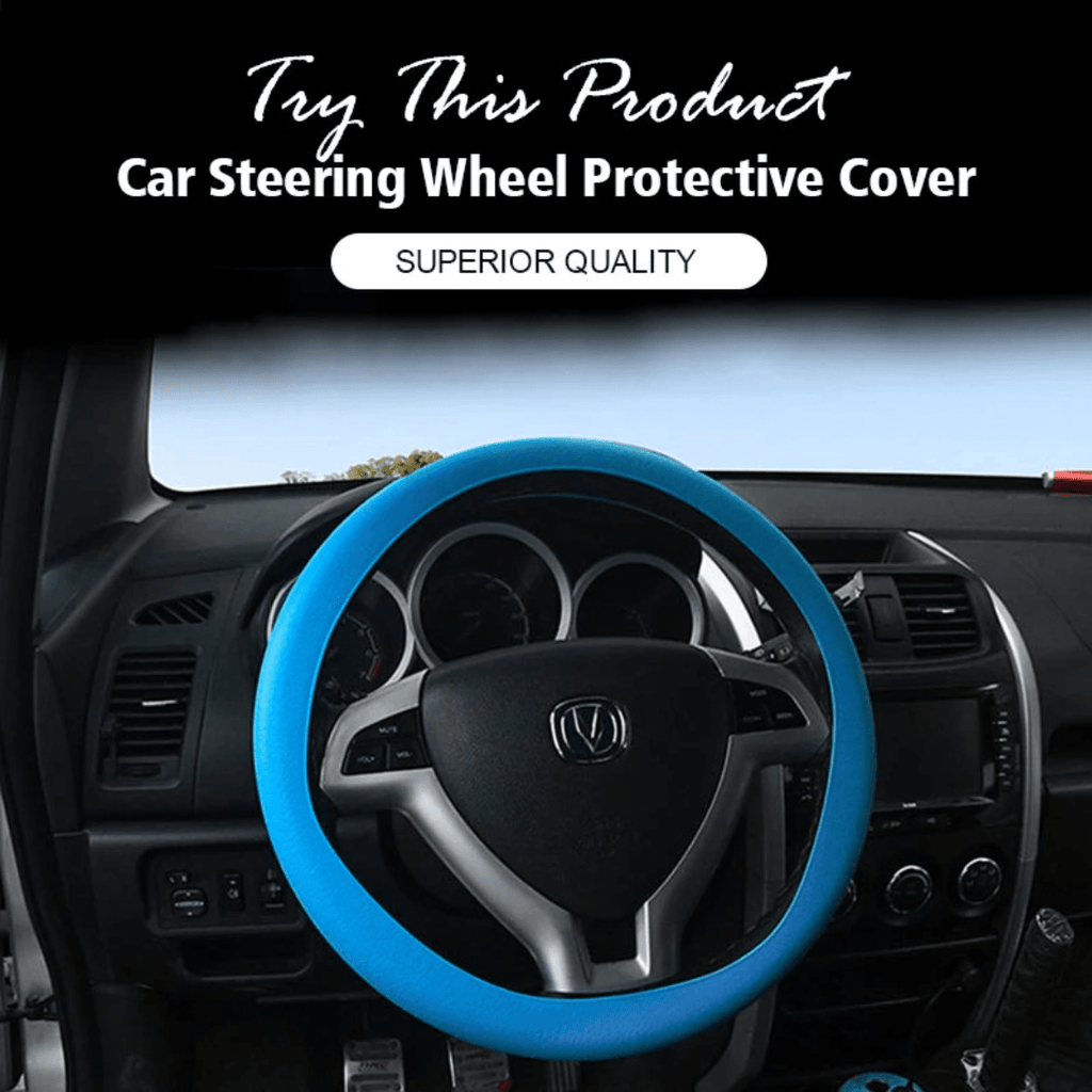 Steering Wheel Protective Silicone Grip Cover
