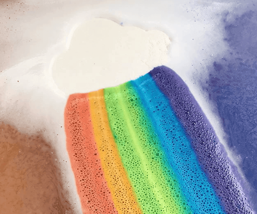Rainbow Bath Bomb