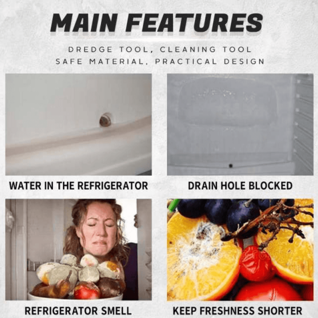 Refrigerator Drain Dredge