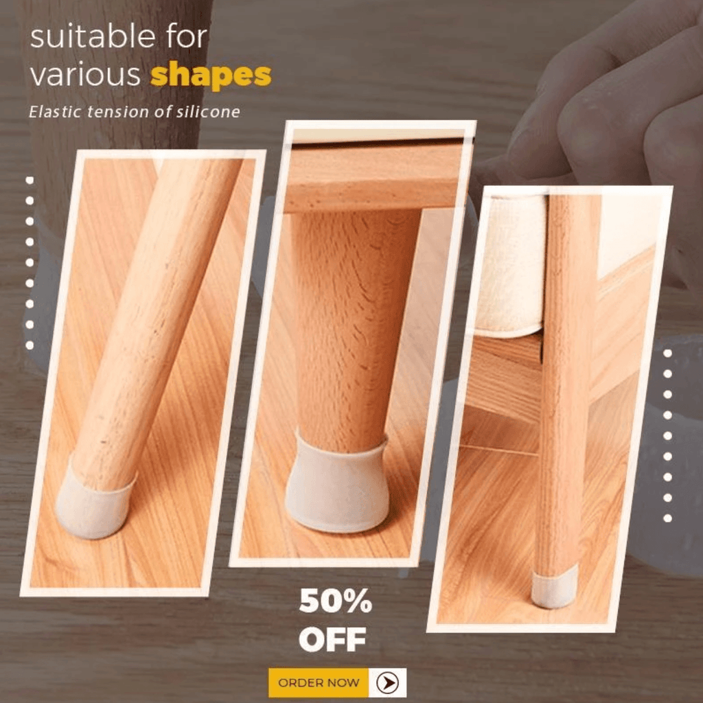 Silicone Chair Legs Protective Cover