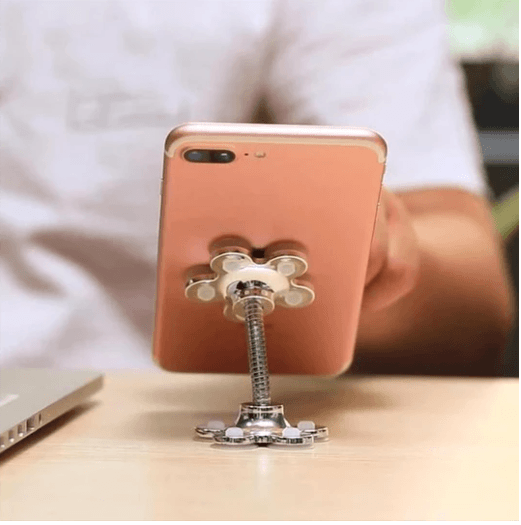 360 Degree Flower Suction Phone Holder